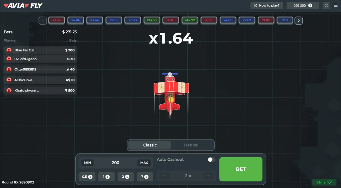 Interface in Avia Fly